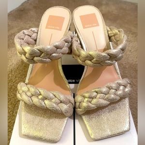 Dolce vita paily heels in gold